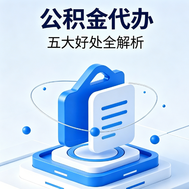 鄂州公积金代办到底值不值？这5大好处让你少走弯路